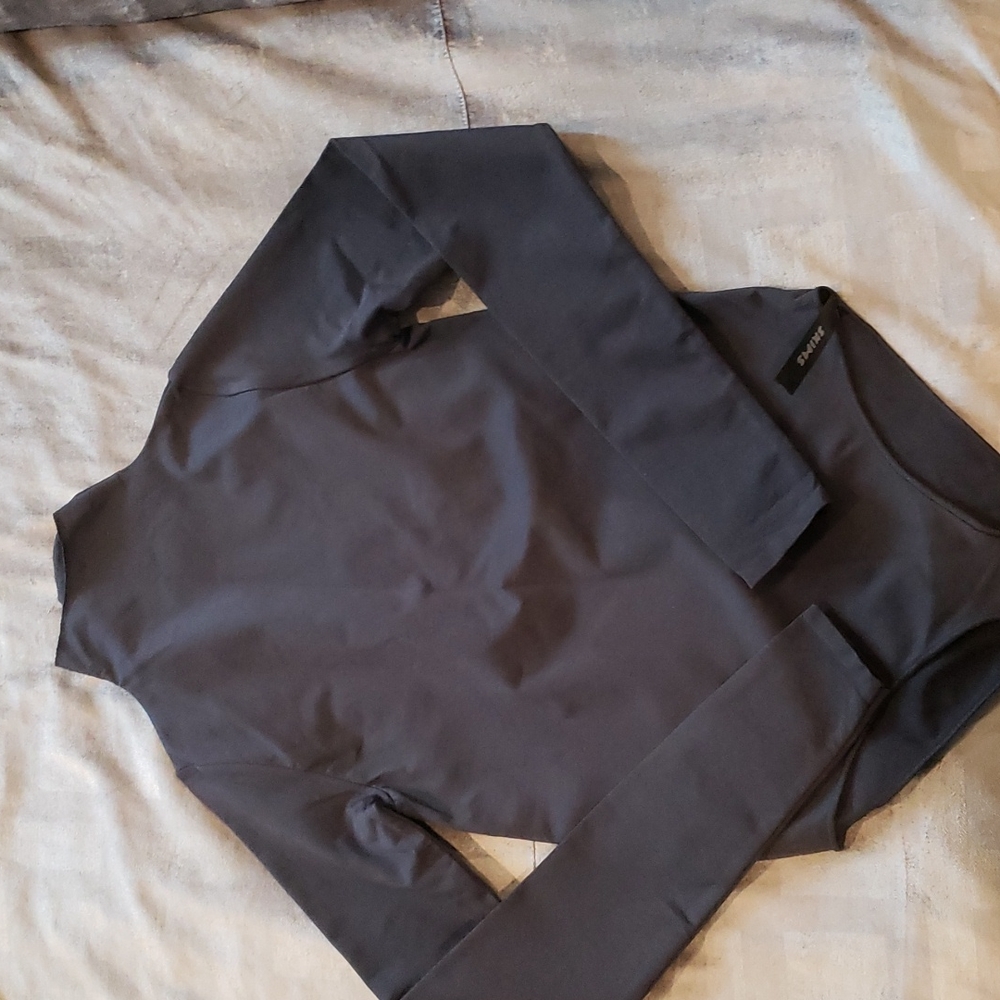 Skims mock neck long sleeve bodysuit